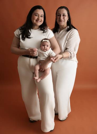 Dia da Mãe de A Luiza, a mamã e avó... Amor em dose tripla!