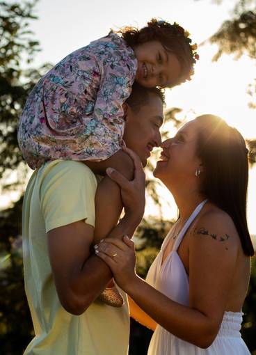 Ensaio família de Geovana, Lucas e Alice