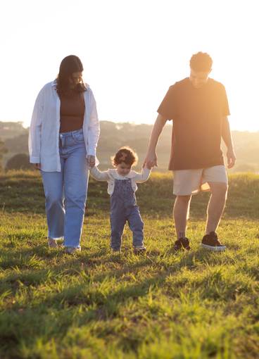 Ensaio família de Bianca, Rodrigo e Olívia