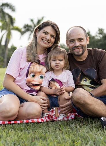Ensaio família de Luísa - 2 anos