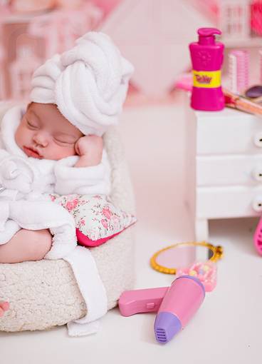 Newborn menina de Liz 17 dias 