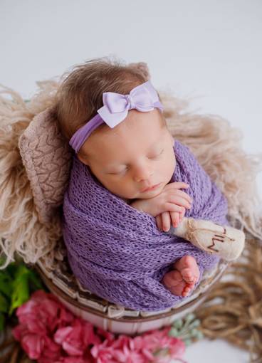 Newborn menina de Stellinha 