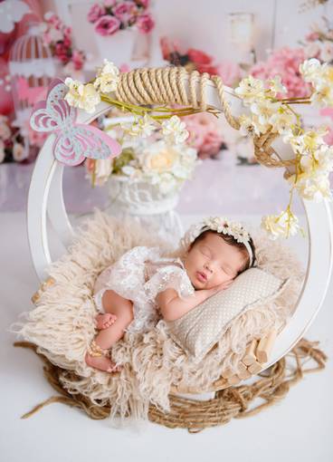 Newborn menina de Maria Clara 20 dias