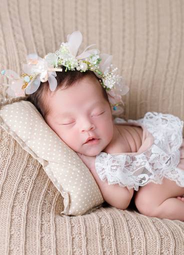 Newborn menina de Helena 21 dias