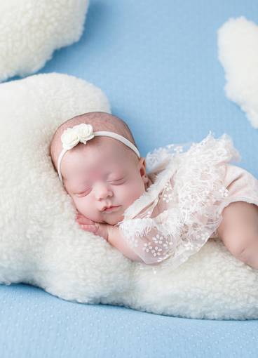 Newborn menina de Maria 3 meses