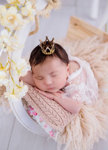 Newborn menina de Alicia 