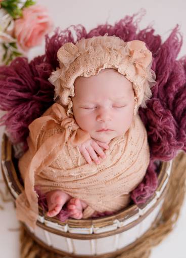 Newborn menina de Paola 20 dias 