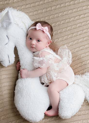 Newborn menina de Luna 