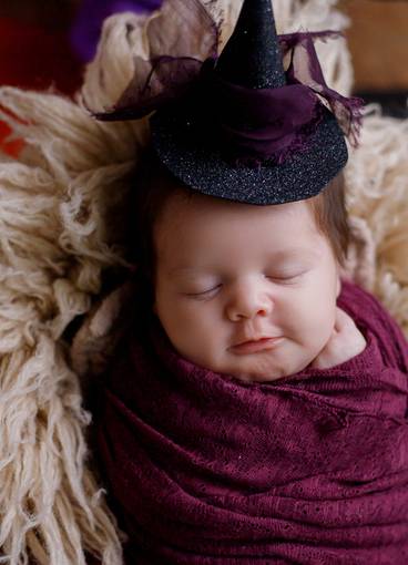 Newborn menina de Aurora