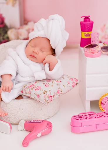 Newborn menina de Catharina 35 dias