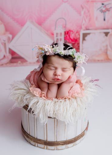 Newborn menina de Luiza 19 dias