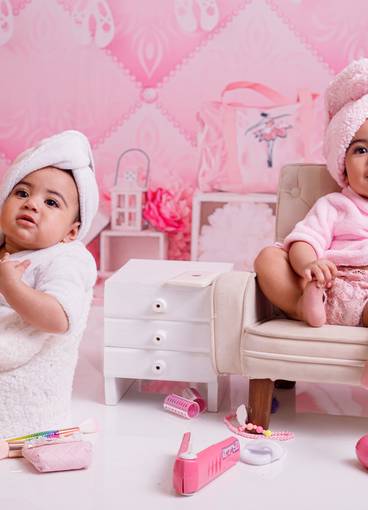 Ensaios temáticos de Isabela e Luísa  