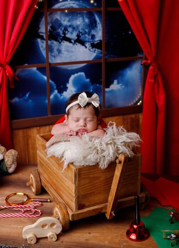 Newborn menina de Olivia 