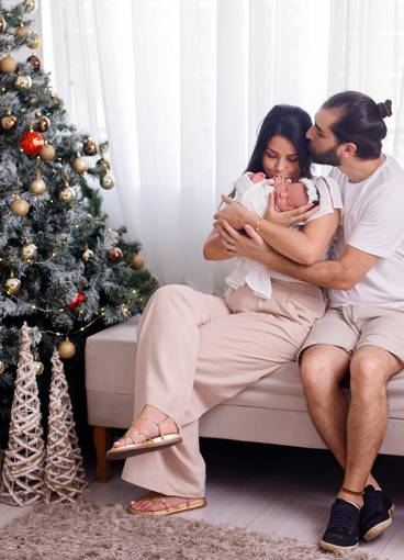 Newborn menina de Luiza 15 dias 