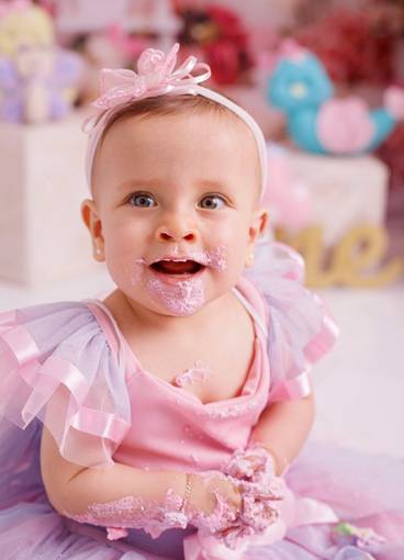 Smash the cake de Valentina 1 ano 