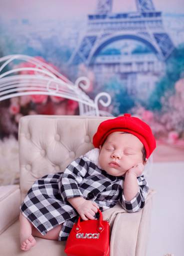 Newborn menina de Eduarda 17 dias 