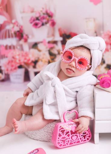 Ensaios temáticos de Maria Eduarda 3 meses