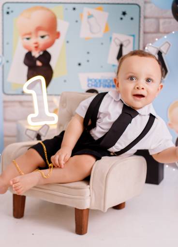 Smash the cake de Davi 1 ano 