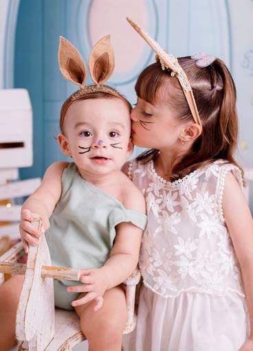 Páscoa de Nina e Lucca 