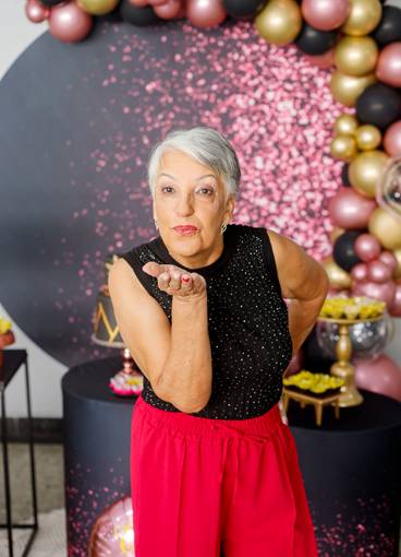 Aniversários de D Cida 70 Anos 