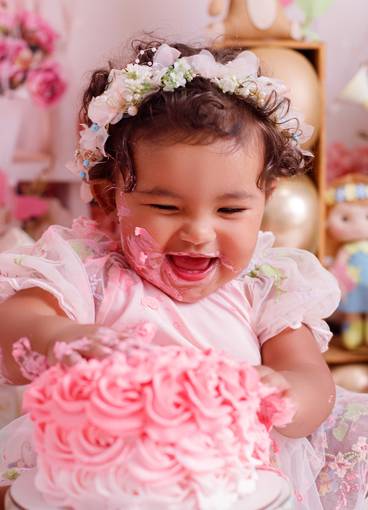 Smash the cake de Julia 1 ano