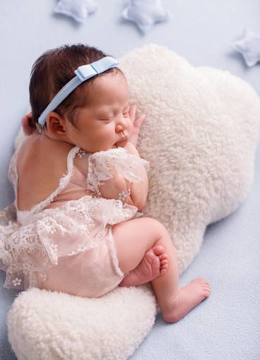 Newborn menina de Ivy  16 dias 