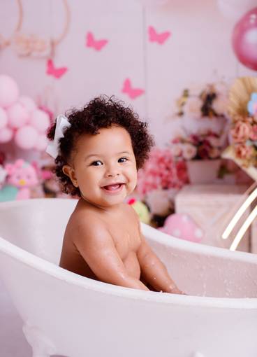 Smash the cake de Isis 1 ano