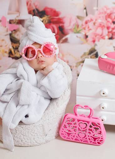 Newborn menina de Lynne 23 dias 