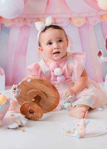 Smash the cake de Livia 1 Ano