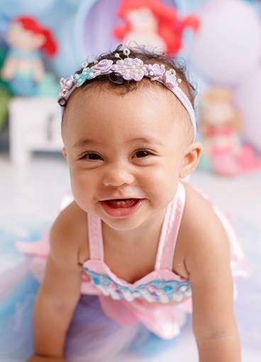 Acompanhamento mensal de Isis 10 meses 