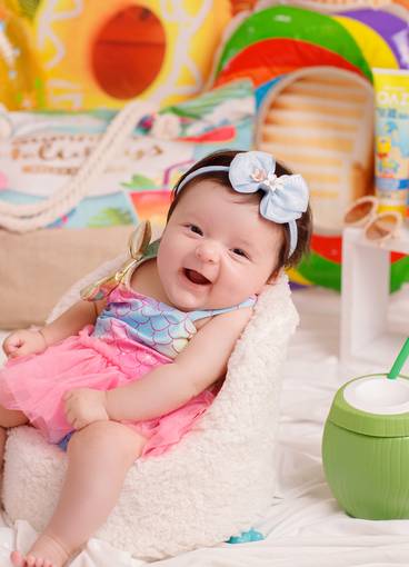 Acompanhamento mensal de Rebeca 3 meses 