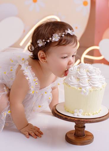 Smash the cake de Maju 1 ano