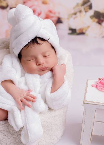 Newborn menina de Maria Luiza 19 dias 