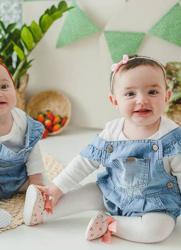 Acompanhamento Trimestral de Isabela e Rebeca - 6 meses 