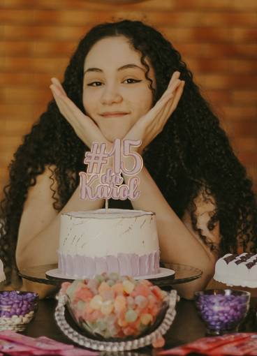 Debutante de Karoline 15 anos - festinha surpresa 