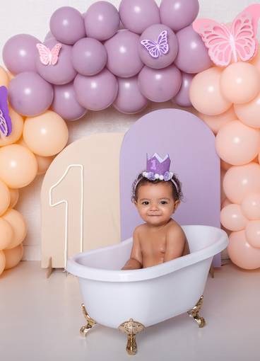 Smash the cake - 1 ano de Maria Isis, 1 ano