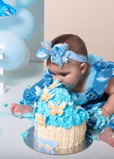Smash the cake - 1 ano de Lara, 1 ano