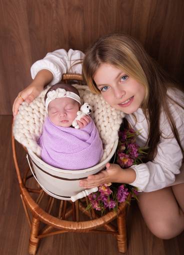 Newborn de Mavie, 10 dias