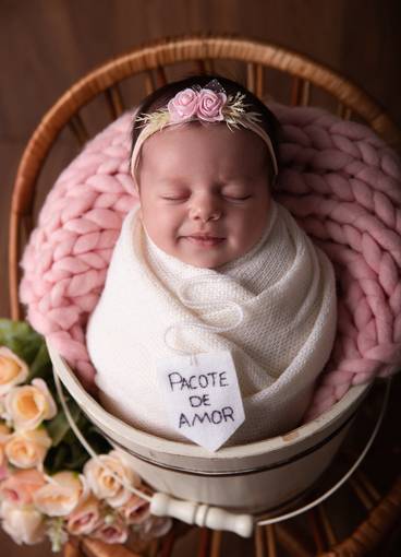 Newborn de Marcella, 20 dias