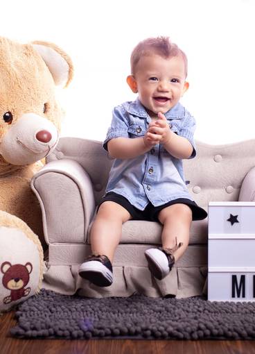 Infantil de Nove meses do Bernardo