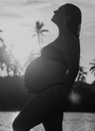 Ensaio Gestante de  A espera de Evan e Duda