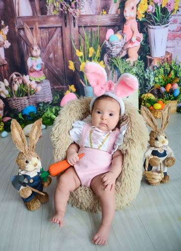 Ensaio Infantil de Acompanhamento Mensal - Elis