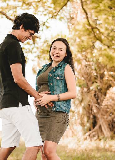 Gravidez  de Ensaio de Revelação Dai e João