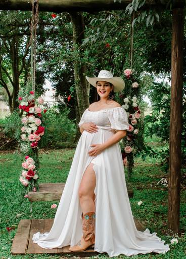 Gestante de Vanessa e Anderson