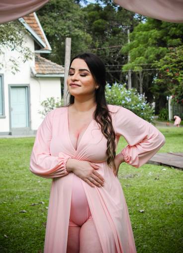 Gestante de Chá Revelação Makelly