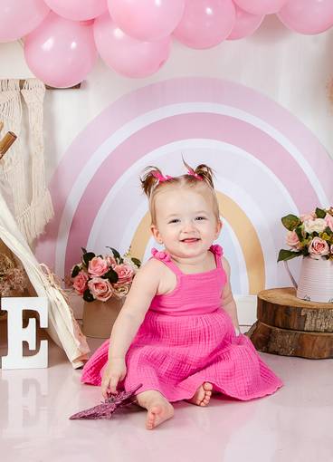 Cake Smash de Liz_ 1 aninho_Boho