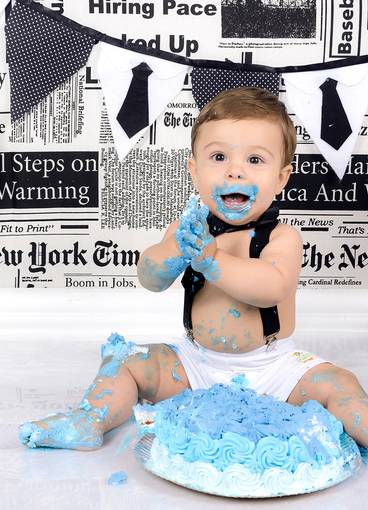 Smash the cake de Benjamim - 1 ano