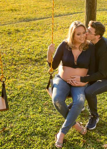 Gestante de A doce espera de Vinícius