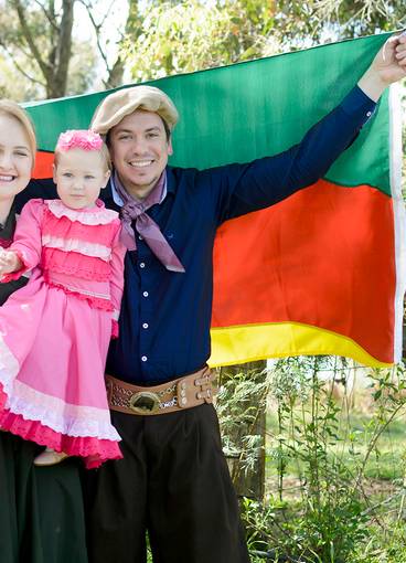 Família de Melissa, Cris e Pablo