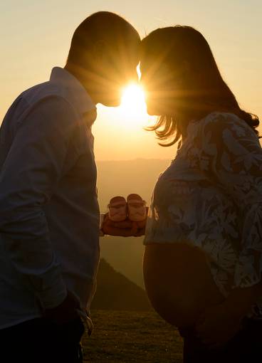 Gestante de A doce espera de Amália